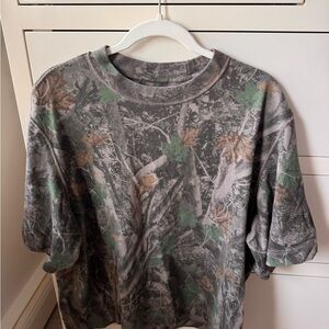 Camouflage Print T-Shirt